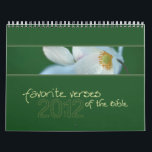 Favourite Verses of the Bible calendar 2012<br><div class="desc">Give an uplifting gift with this beautiful Christian calendar (2012). Featuring 12 favourite verses of the Bible and illustrated with stunning nature photographs, this calendar will encourage and build you up all year long. Express your faith in style! THE HOLY BIBLE, NEW INTERNATIONAL VERSION®, NIV® Copyright © 1973, 1978, 1984,...</div>