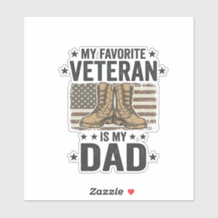 Favourite Veteran Dad Patriotic Combat Boots Shirt