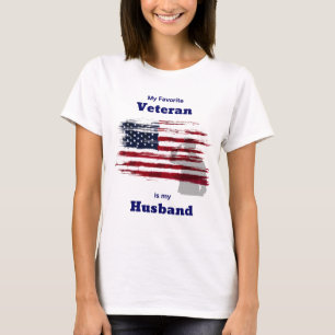Favourite Veteran, Husband, T-Shirt