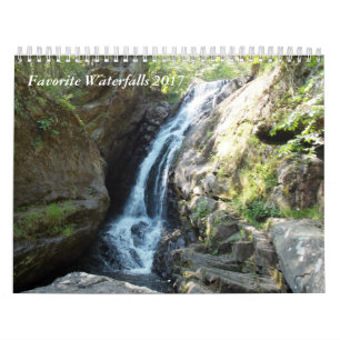 Favourite Waterfalls 2017 Calendar