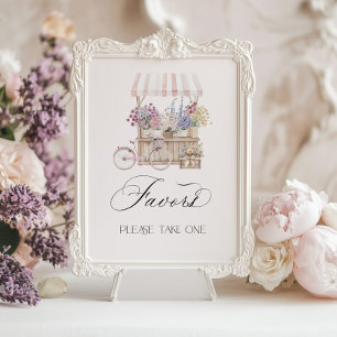 Favours Elegant Off the Market Provence Bridal Poster