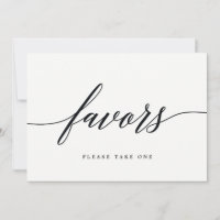 Favours Sign - Modern Script