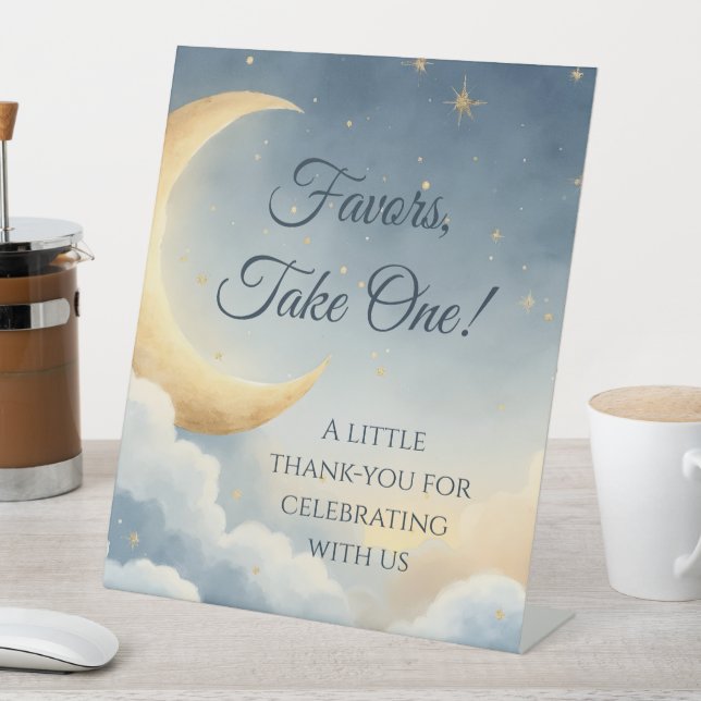 Favours, Take One! Baby Shower Table Sign  (In SItu)