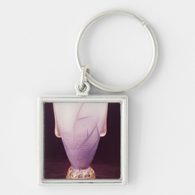 Favrile vase with ormolu base key ring (Front)