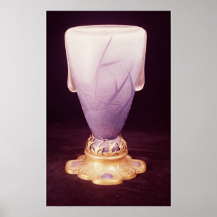 Favrile vase with ormolu base poster