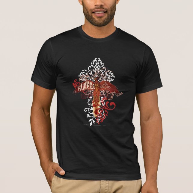 Fawkes Spread Wings T-Shirt (Front)