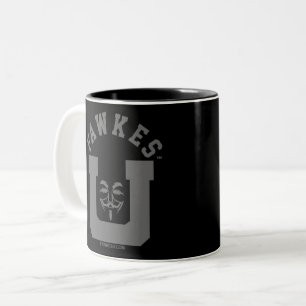 FawkesU Grey Face Two-Tone Mug