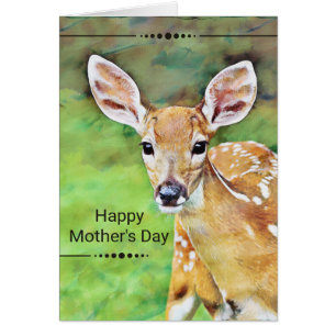 Fawn Baby Deer Happy Mother's Day