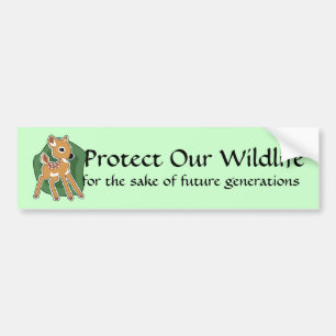 Fawn Bumper Sticker