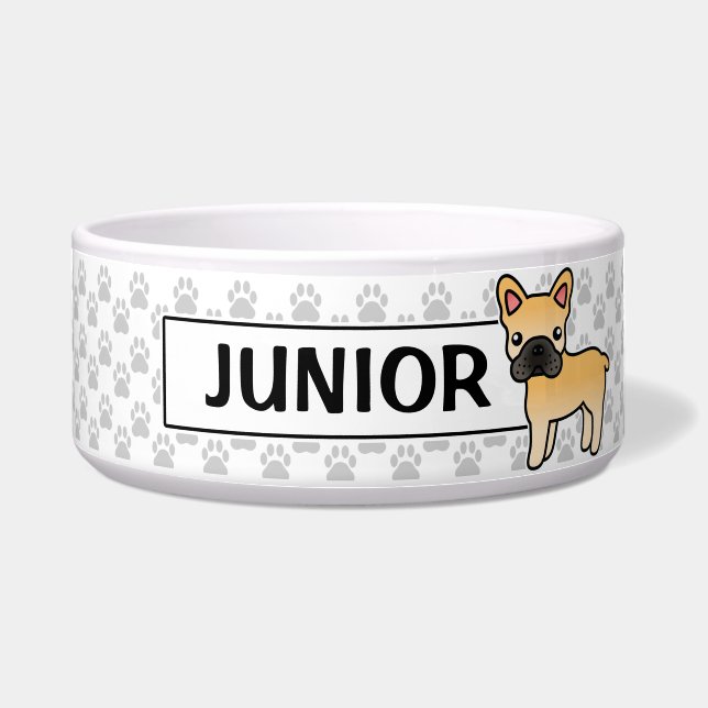 Fawn Cartoon French Bulldog (Front)