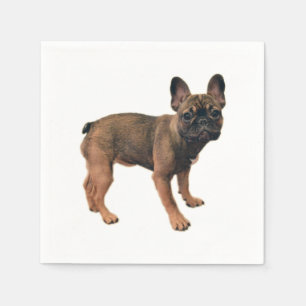 Fawn Coloured French Bulldog Puppy Napkin