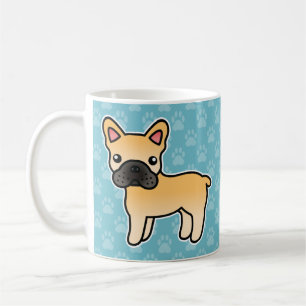 Fawn French Bulldog Cartoon Dog Coffee Mug