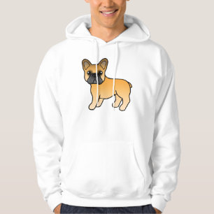 Fawn French Bulldog Cute Cartoon Dog Hoodie