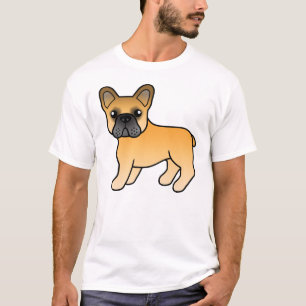 Fawn French Bulldog Cute Cartoon Dog T-Shirt