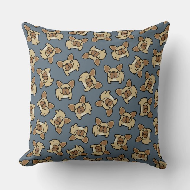 Fawn Frenchie Cushion (Front)