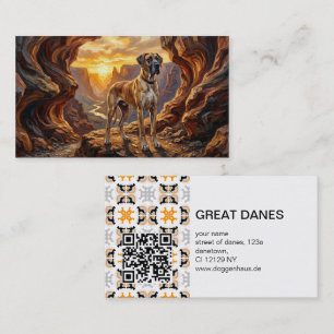 Fawn Great Dane Business Card
