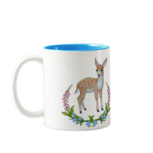 Fawn in Foxgloves Mug