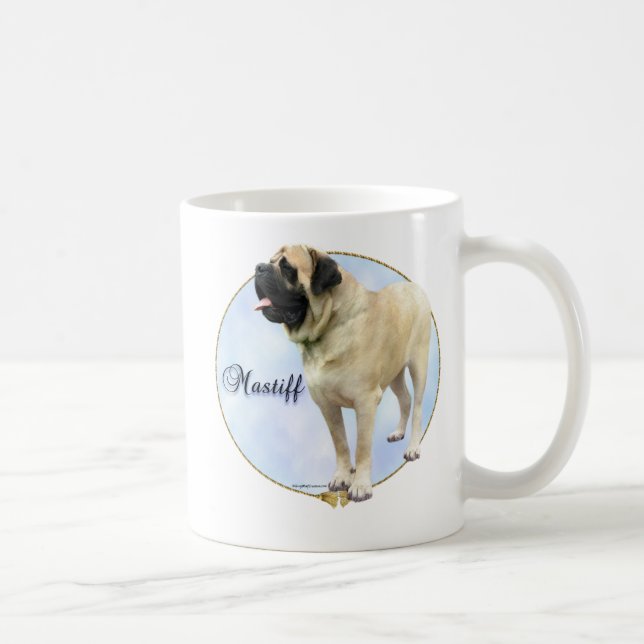 Fawn Mastiff Portrait Coffee Mug (Right)