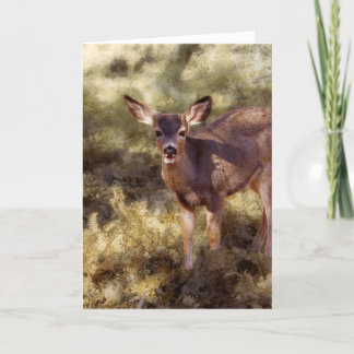 Fawn/Oh Deer Card