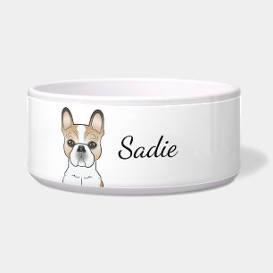 Fawn Pied French Bulldog Frenchie Cute Dog & Name