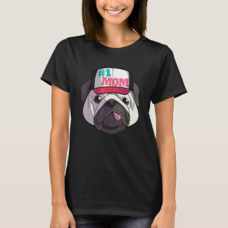 Fawn Pug #1 Mum Mother's Day T-Shirt