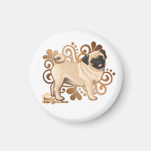 Fawn Pug Magnet