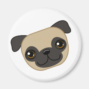 Fawn Pug Magnet