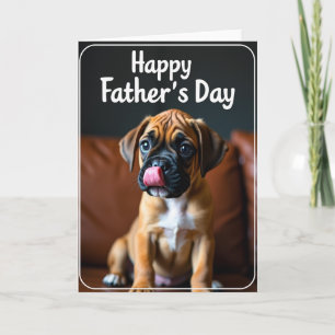 Fawn Pup Fathers Day Wish Card