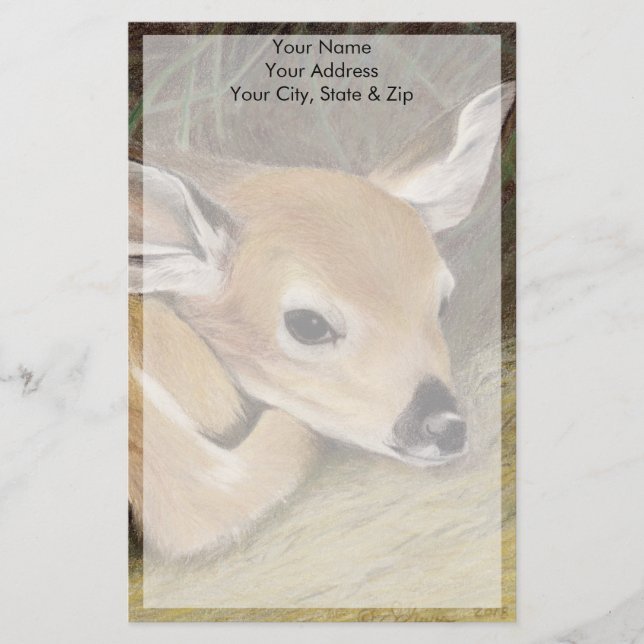 Fawn Stationery (Front)