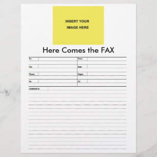 Fax Form Blank Custom Letterhead
