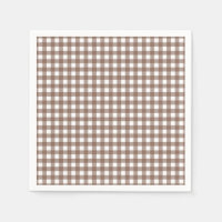 Faye and Lauren Brown Gingham