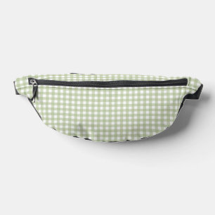 Faye and Lauren Green Gingham Bum Bags