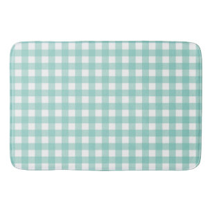Faye and Lauren Green Plaid Bath Mat