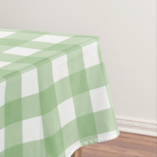 Faye and Lauren Green Plaid  Tablecloth
