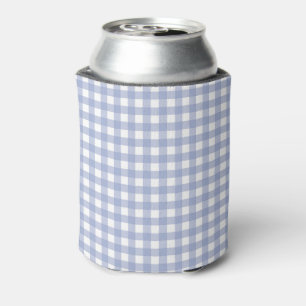 Faye and Lauren Lavender Gingham Can Cooler