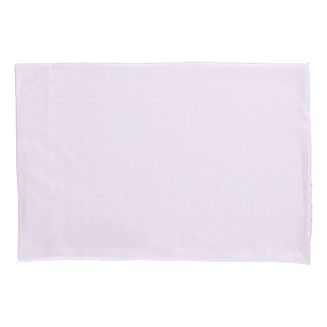 Faye Pastel Purple Gingham  Pillowcase (Front)