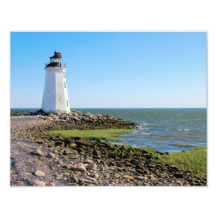 Fayerweather Island Lighthouse CT Photo Print