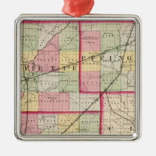 Fayette, Effingham, Marion, counties Metal Tree Decoration