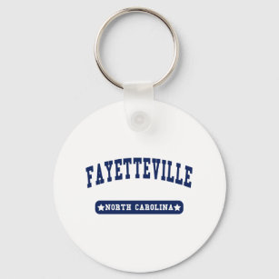 Fayetteville North Carolina College Style tee shir Key Ring