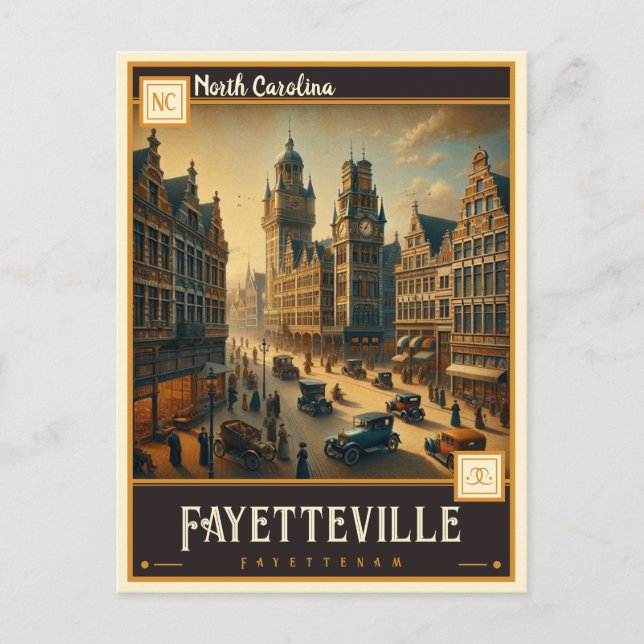Fayetteville, North Carolina | Vintage Postcard (Front)