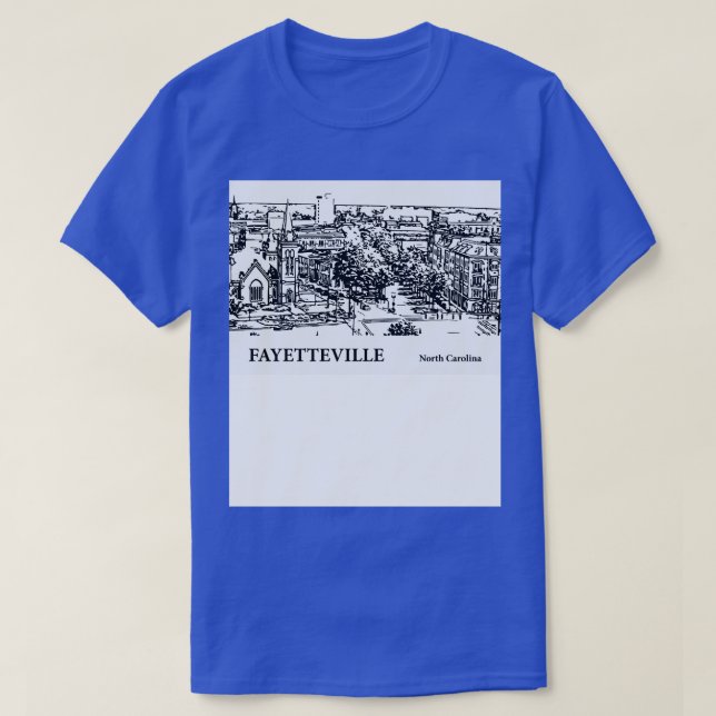 Fayetteville North olina  5 T-Shirt (Design Front)