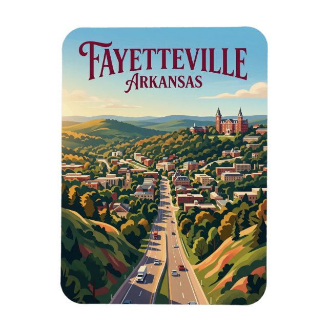 Fayetteville USA Magnet (Vertical)