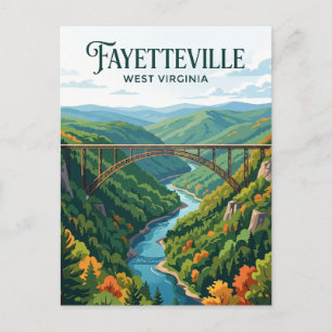 Fayetteville West Virginia Postcard