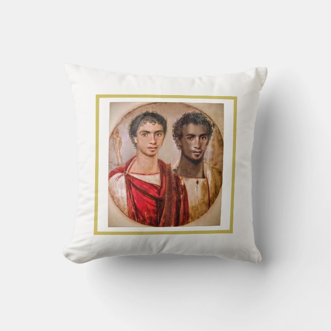 Fayum Lovers ... Roman Period Egypt Cushion (Front)