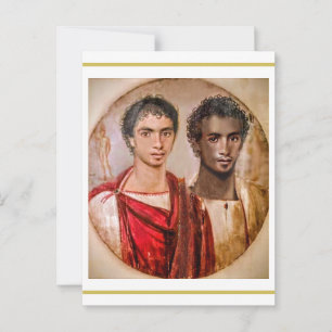 Fayum Lovers ... Roman Period Egypt Postcard