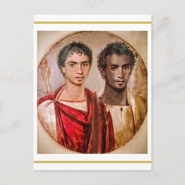 Fayum Lovers ... Roman Period Egypt Postcard (Front)