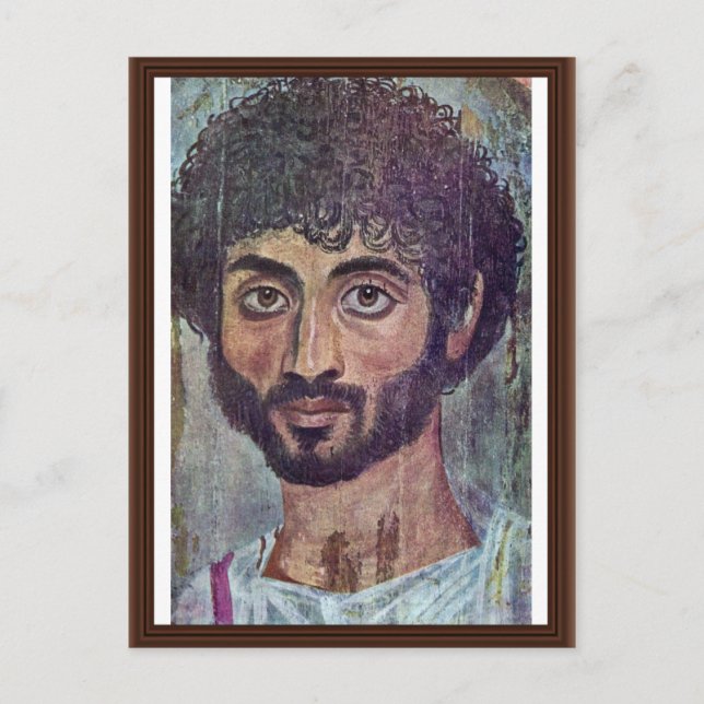 Fayum Mummy Portrait From By Römisch-Ägyptischer Postcard (Front)