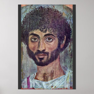 Fayum Mummy Portrait From By Römisch-Ägyptischer Poster