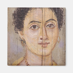 Fayum portrait of a woman magnet