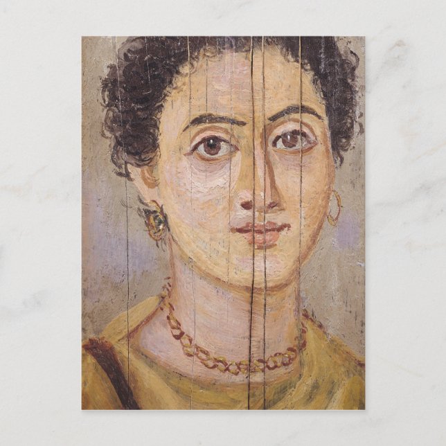Fayum portrait of a woman postcard (Front)